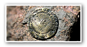 Mount Bierstadt - Geological Marker at Summit